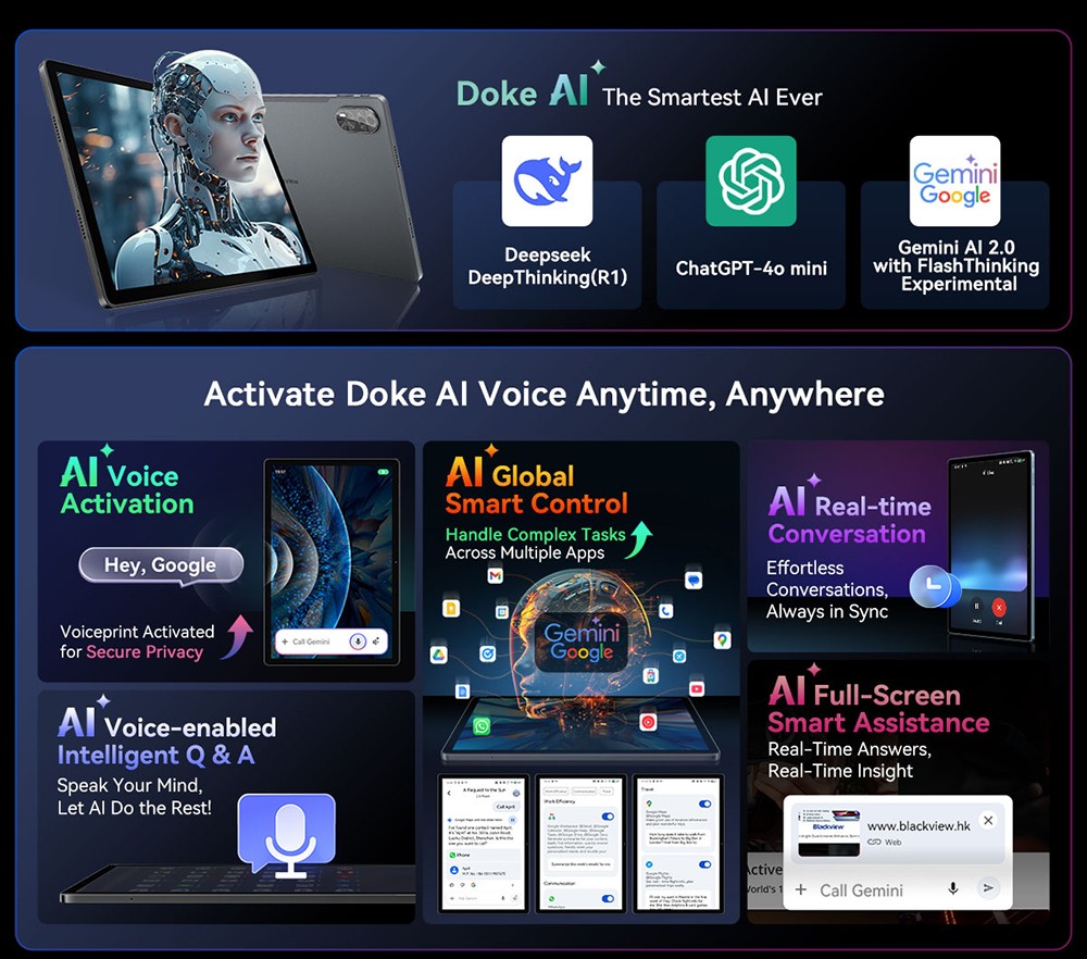 Blackview MEGA 8 Tablet, 13