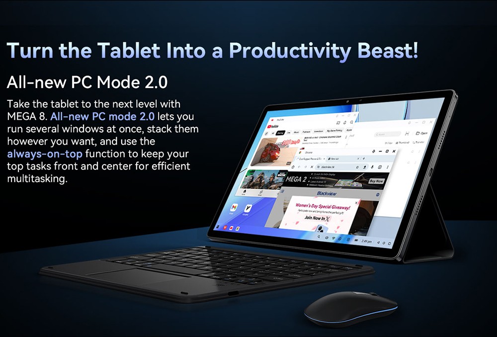 Blackview MEGA 8 Tablet, 13