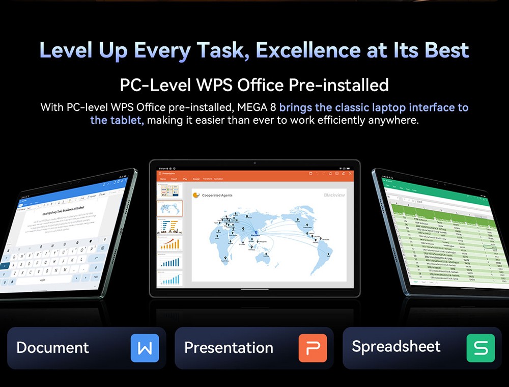 Blackview MEGA 8 Tablet, 13