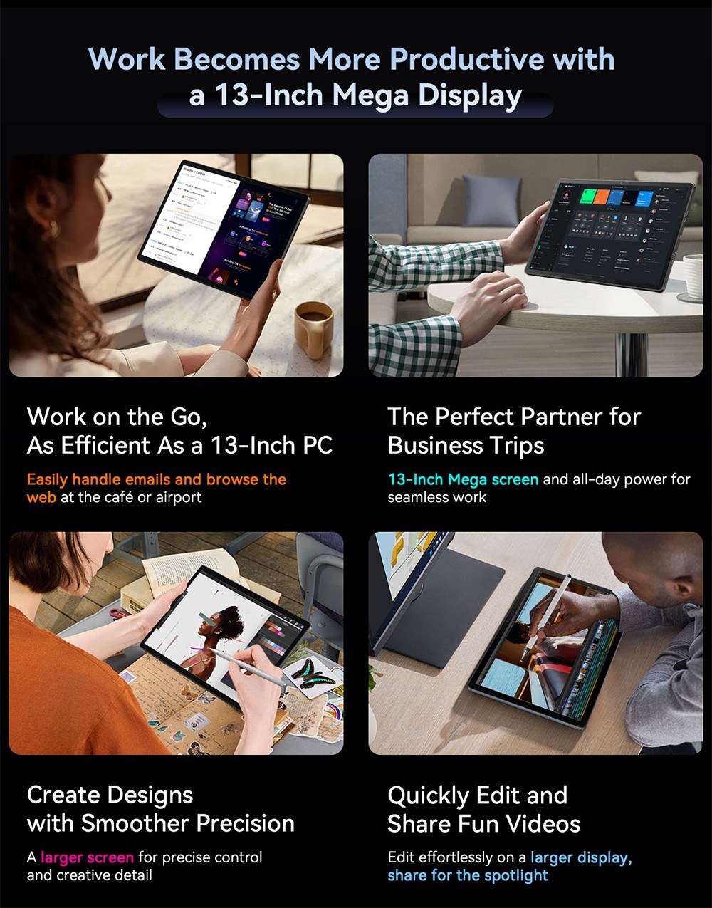 Blackview MEGA 8 Tablet, 13