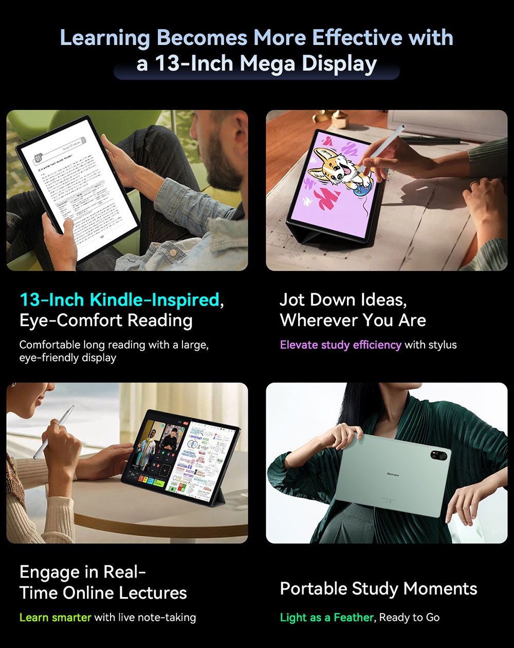 Blackview MEGA 8 Tablet, 13
