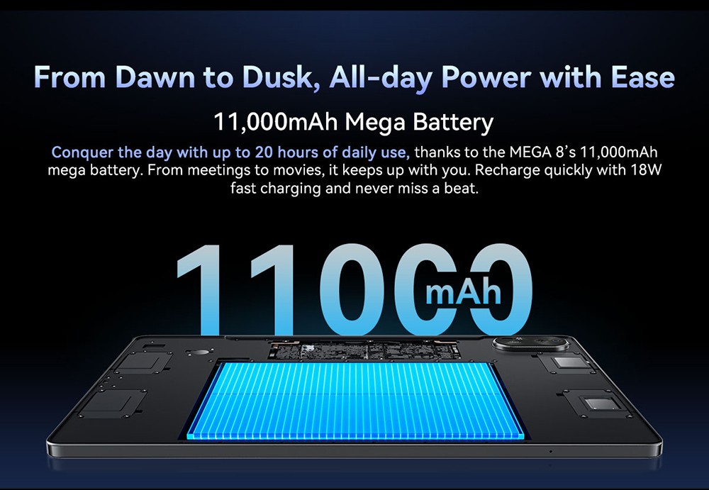 Blackview MEGA 8 Tablet, 13