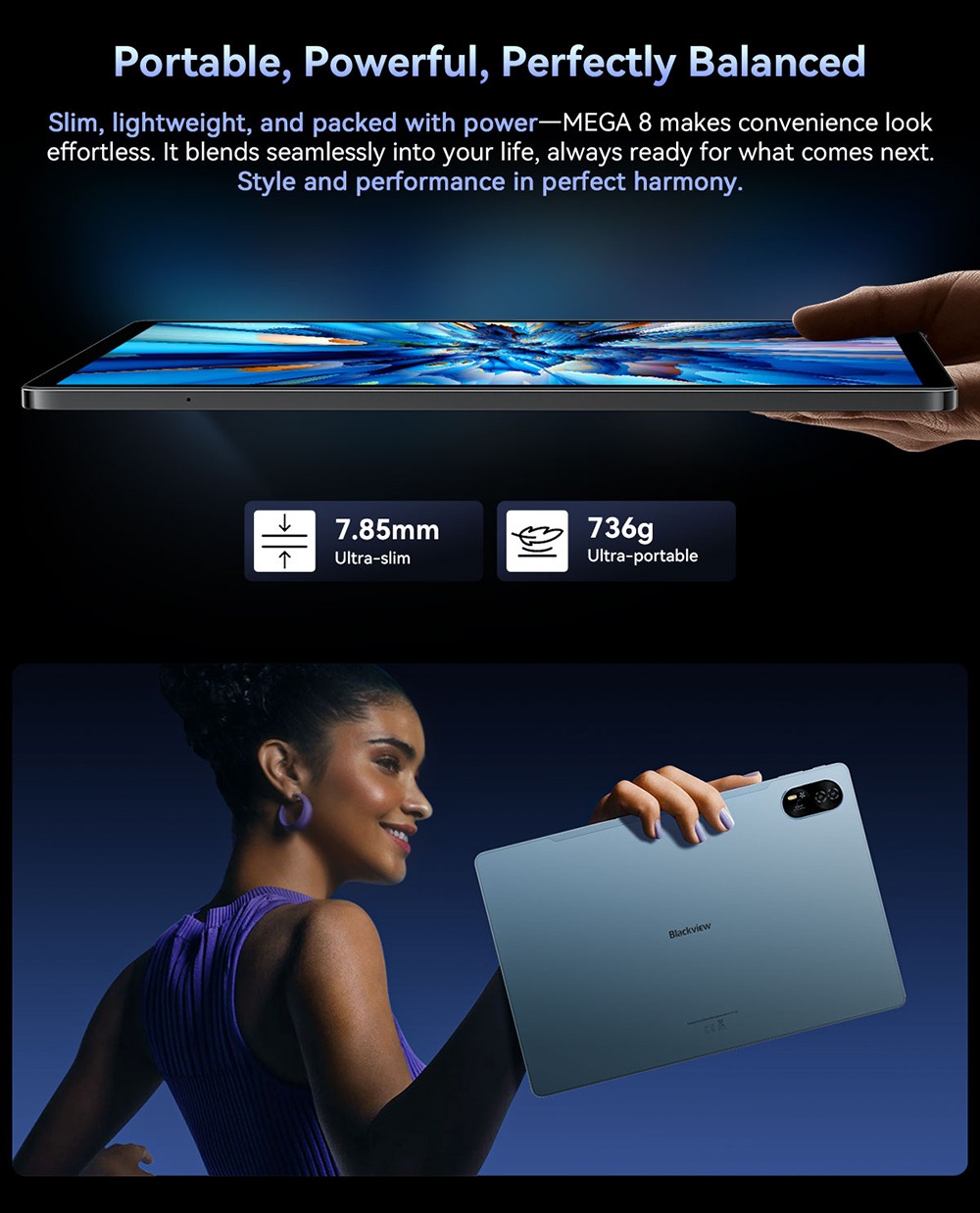 Blackview MEGA 8 Tablet, 13