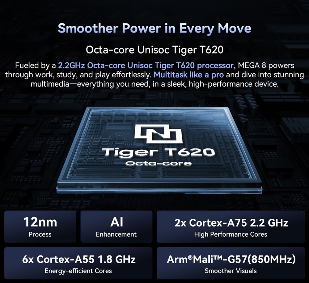 Blackview MEGA 8 Tablet, 13