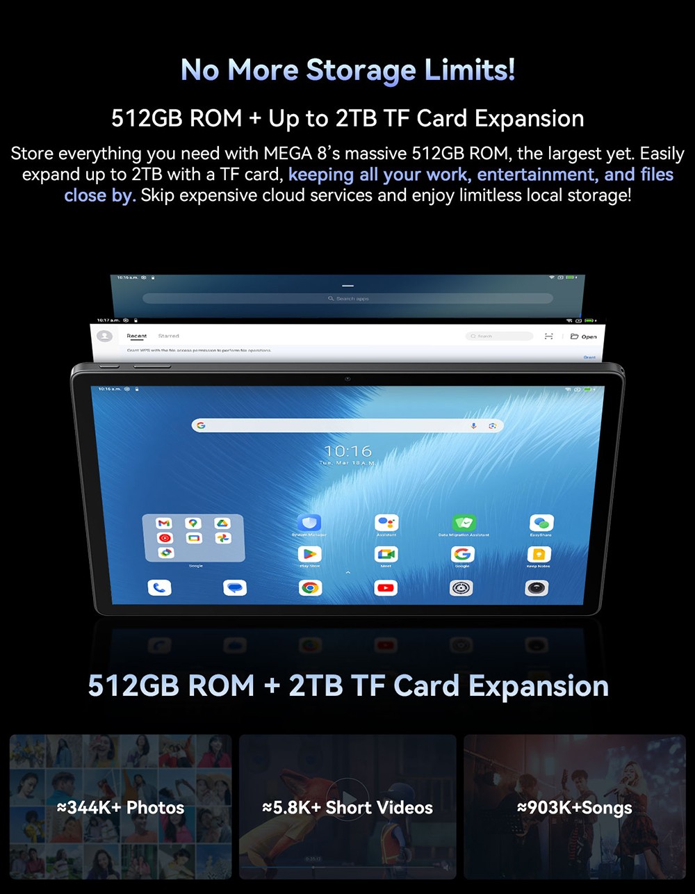 Blackview MEGA 8 Tablet, 13