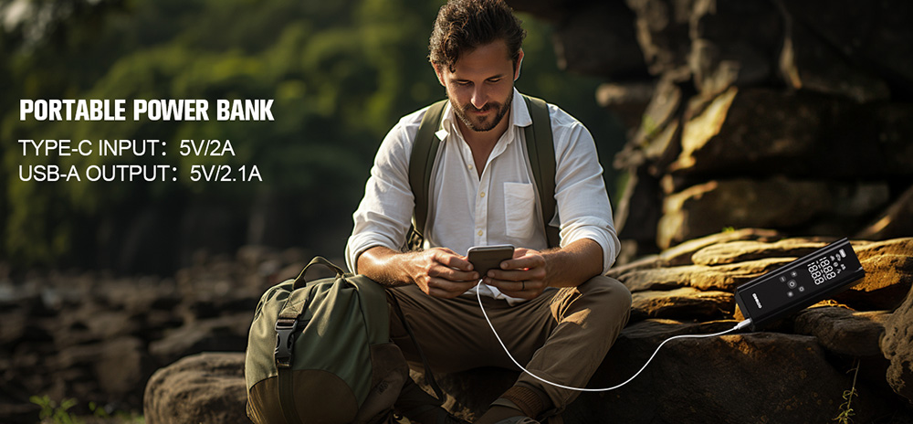 GOOLOO GT150 Portable Tire Inflator, 150PSI Cordless Air Compressor, 7500mAh Battery, 5 Inflation Modes, 4X Faster Tire Pump, Pressure Gauge & Auto-Shutoff, For Car/ Motorcycle/Bicycle/Ball