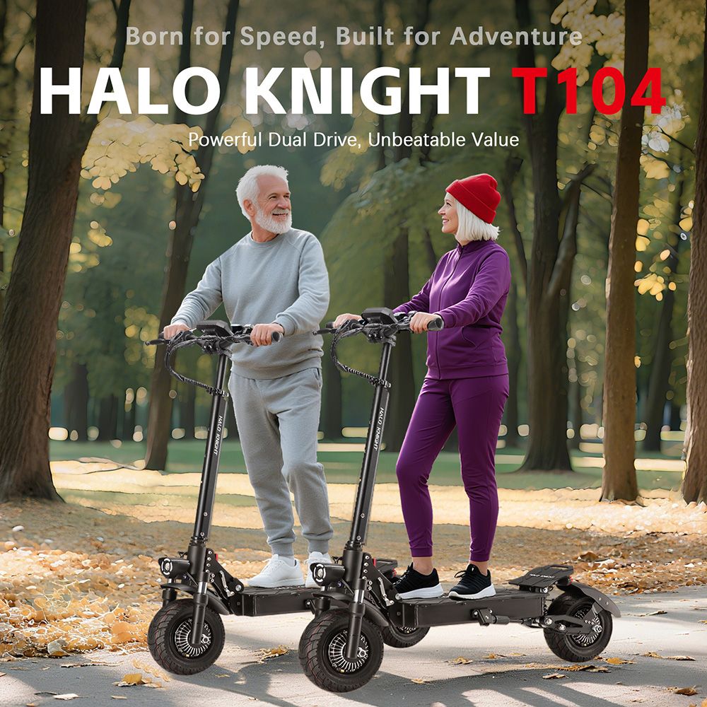 Halo Knight T104 elektromos roller elölről