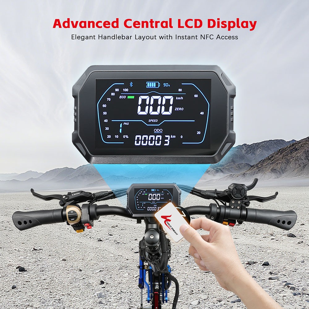 Halo Knight T108 Pro (Version 2025) Elektroroller, 2 x 3000 W Motor, 60 V 38,4 Ah Akku, 11 Zoll Reifen, 95 km/h H&ouml;chstgeschwindigkeit, 80 km Reichweite, doppelte hydraulische Bremsen, Federung vorne und hinten