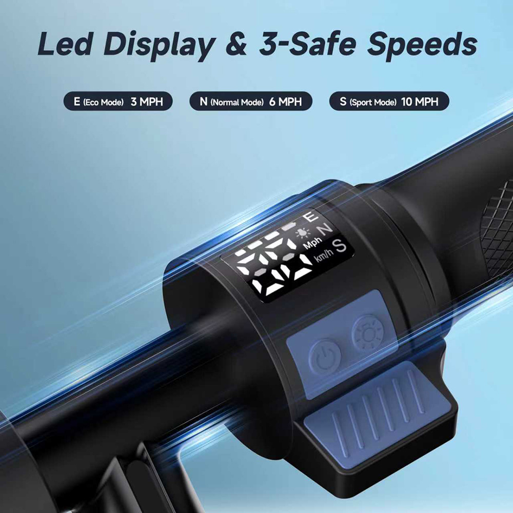 K2 Pro Gyerek Elektromos Roller, 150 W-os Motor, 18 V 2,6 Ah Akkumul&aacute;tor, 15 km/h Max Sebess&eacute;g, E-f&eacute;k &eacute;s L&aacute;bf&eacute;k, M&aacute;gneses T&ouml;lt&eacute;s, LED Kijelző - Narancss&aacute;rga