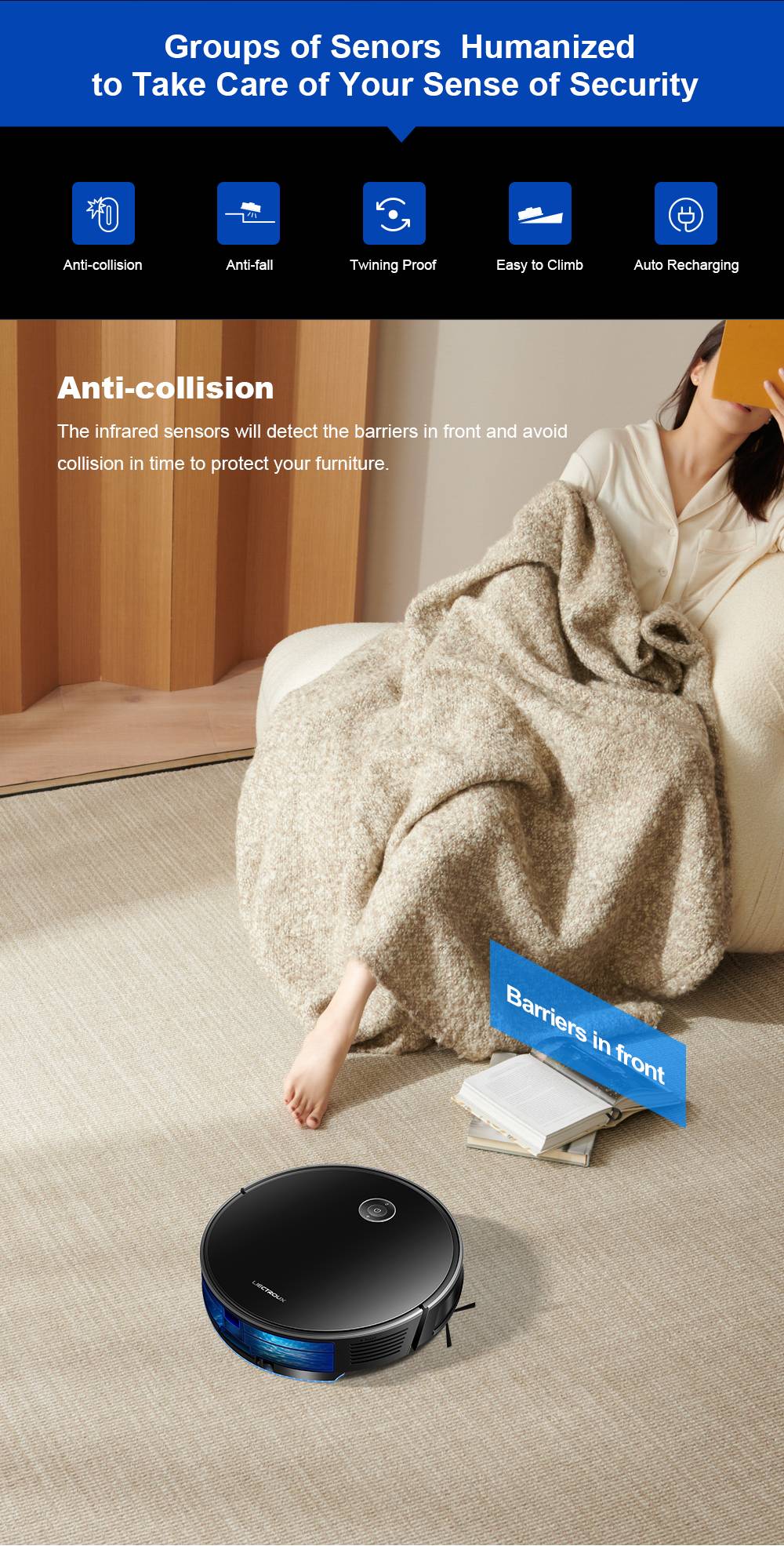 Liectroux C7 Roboter-Staubsauger und Wischmopp-Kombination, 6000 Pa starke Saugkraft, Smart Mapping, WiFi-App und Fernbedienung, b&uuml;rstenloser Motor, funktioniert mit Alexa und Google Assistant, ideal f&uuml;r Tierhaare/Teppiche/Hartb&ouml;den