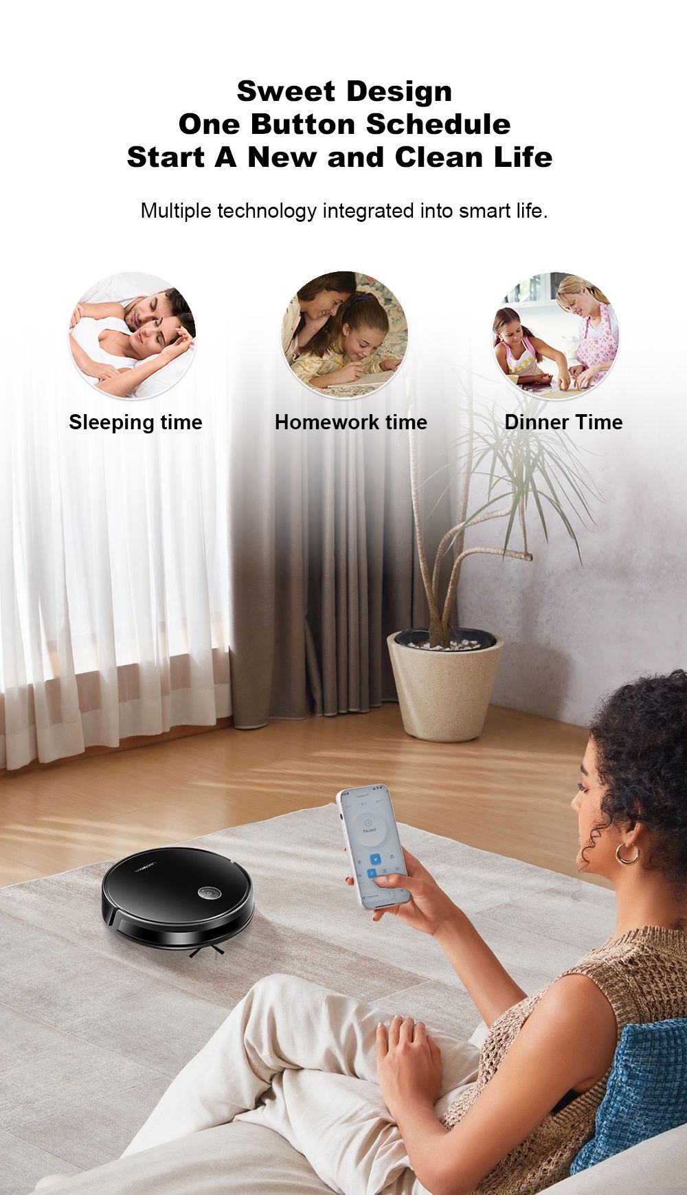 Liectroux C7 Roboter-Staubsauger und Wischmopp-Kombination, 6000 Pa starke Saugkraft, Smart Mapping, WiFi-App und Fernbedienung, b&uuml;rstenloser Motor, funktioniert mit Alexa und Google Assistant, ideal f&uuml;r Tierhaare/Teppiche/Hartb&ouml;den