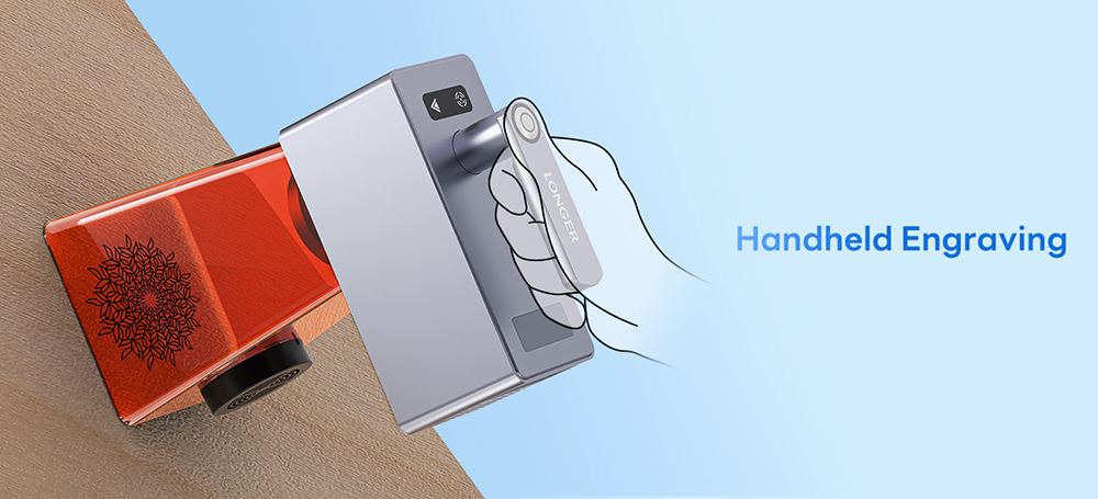 LONGER Nano Pro 12W Smart Laser Engraver, Two Diode Lasers with FAC, 5000mm/s Ultra-Fast Speed, 0.02mm Precision with Field Lens, LightBurn & LaserGRBL, LaserBurn APP Operation, 10mm Wood Cutting, 100*100mm