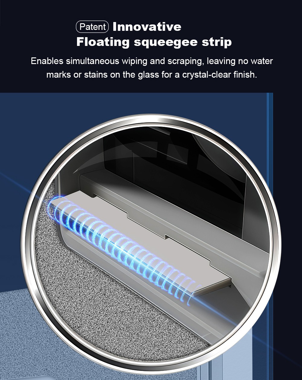 Liectroux S11 Fensterputzroboter, 8000 Pa starke Saugkraft, 4-Wege-Wasserspr&uuml;hautomatik, intelligente Navigation mit mehreren Reinigungsmodi, Multi-Sicherheitssystem mit Backup-Akku und Seil, Tuya-App und Fernbedienung, Sprachansagen