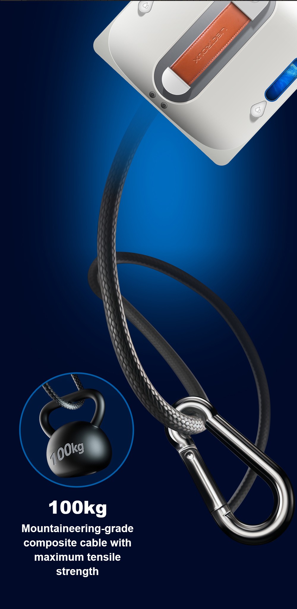 Liectroux S11 Fensterputzroboter, 8000 Pa starke Saugkraft, 4-Wege-Wasserspr&uuml;hautomatik, intelligente Navigation mit mehreren Reinigungsmodi, Multi-Sicherheitssystem mit Backup-Akku und Seil, Tuya-App und Fernbedienung, Sprachansagen