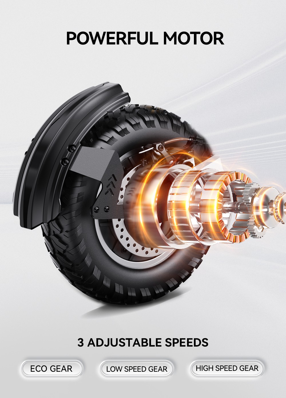 OOTD T10 Elektroroller, 500-W-Motor, 48-V-18-Ah-Akku, 11-Zoll-Reifen, 50 km/h H&ouml;chstgeschwindigkeit, 60 km Reichweite, Scheibenbremsen vorne und hinten, Sto&szlig;d&auml;mpfer vorne