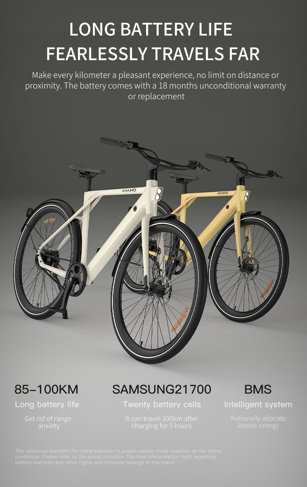 PIXAR S900 Elektrofahrrad, 250-W-Motor, 36-V-10-Ah-Akku, 700 x 45C-Reifen, 25 km/h H&ouml;chstgeschwindigkeit, 100 km Reichweite, hydraulische Scheibenbremse &ndash; Gelb