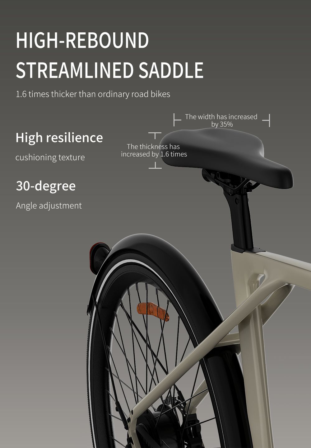 PIXAR S900 Elektrofahrrad, 250-W-Motor, 36-V-10-Ah-Akku, 700 x 45C-Reifen, 25 km/h H&ouml;chstgeschwindigkeit, 100 km Reichweite, hydraulische Scheibenbremse &ndash; Gelb