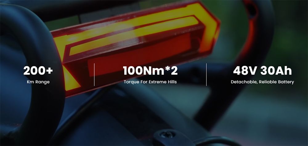 PVY MAX26 Electric Bike, 250W*2 Motor, 48V 30Ah Battery, 26*4.0 inch Tires, 25km/h Max Speed, 200km Range, Hydraulic Brake, Lockable Shock Absorbing Fork, Shimano 7-speed - Black