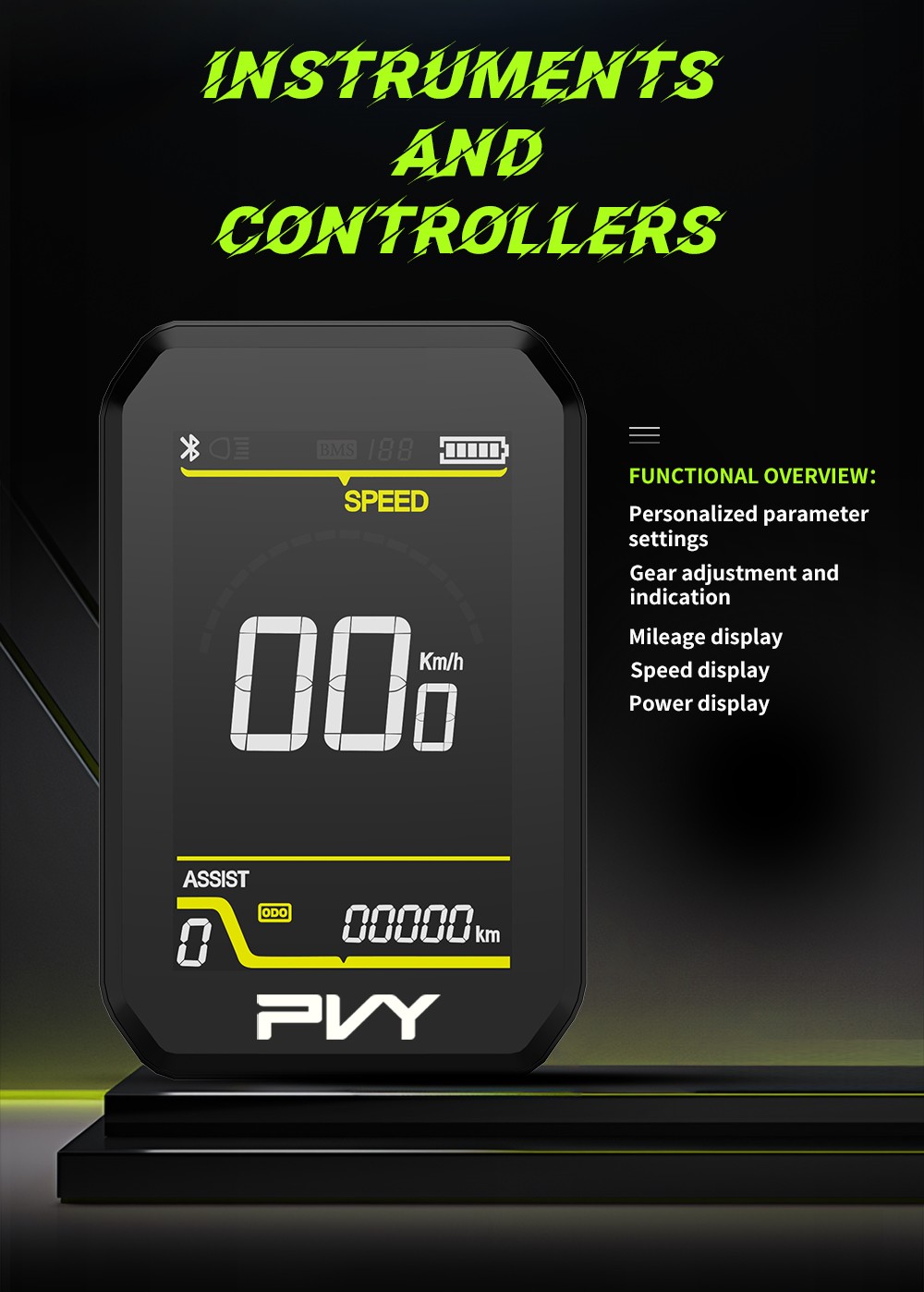 PVY MAX26 Electric Bike, 250W*2 Motor, 48V 30Ah Battery, 26*4.0 inch Tires, 25km/h Max Speed, 200km Range, Hydraulic Brake, Lockable Shock Absorbing Fork, Shimano 7-speed - Black