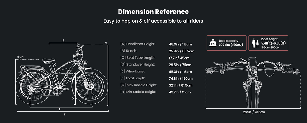PVY MAX26 Electric Bike, 250W*2 Motor, 48V 30Ah Battery, 26*4.0 inch Tires, 25km/h Max Speed, 200km Range, Hydraulic Brake, Lockable Shock Absorbing Fork, Shimano 7-speed - Orange