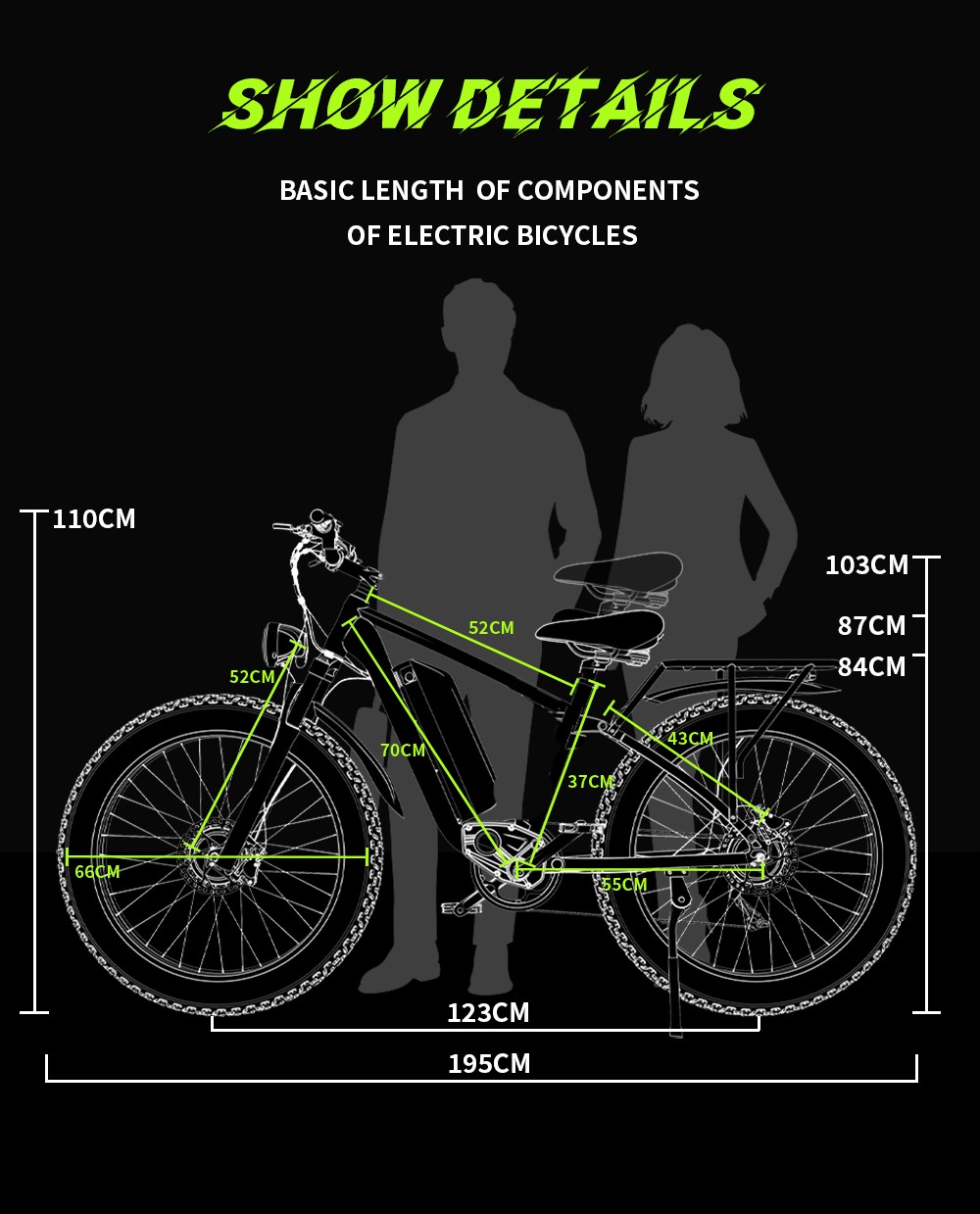 PVY MAX26 Electric Bike, 250W*2 Motor, 48V 30Ah Battery, 26*4.0 inch Tires, 25km/h Max Speed, 200km Range, Hydraulic Brake, Lockable Shock Absorbing Fork, Shimano 7-speed - Orange