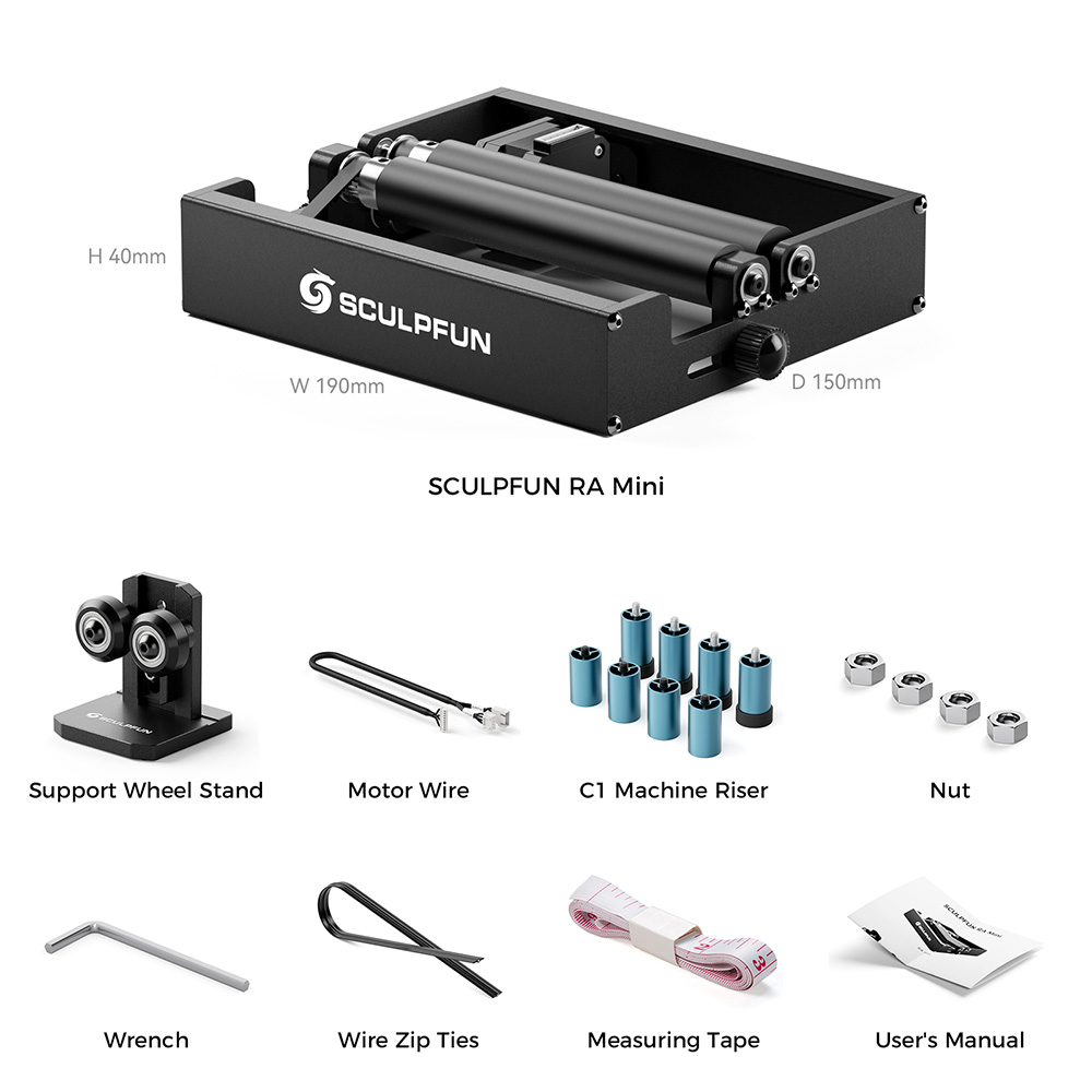 SCULPFUN RA Mini forg&oacute;henger iCube Ultra / iCube Series / C1-hez