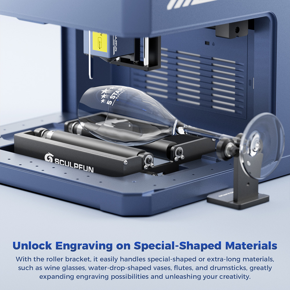 SCULPFUN RA Mini Rotary Roller for iCube Ultra / iCube Series / C1