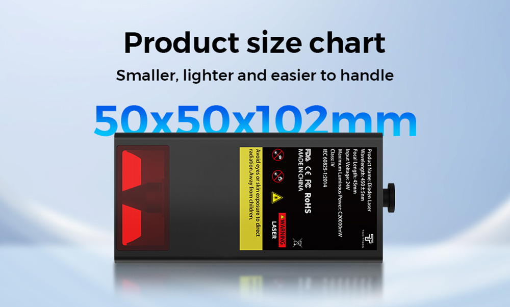 TWO TREES TC20W 20W Laser Module for TTC450 Pro/TTC450 Ultra CNC Router Machine