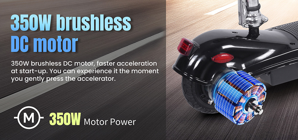 Unificare M5 Elektroroller mit Sitz, 350-W-Motor, 24-V-12-Ah-Akku, 20 km/h H&ouml;chstgeschwindigkeit, 12 km Reichweite, Trommelbremse