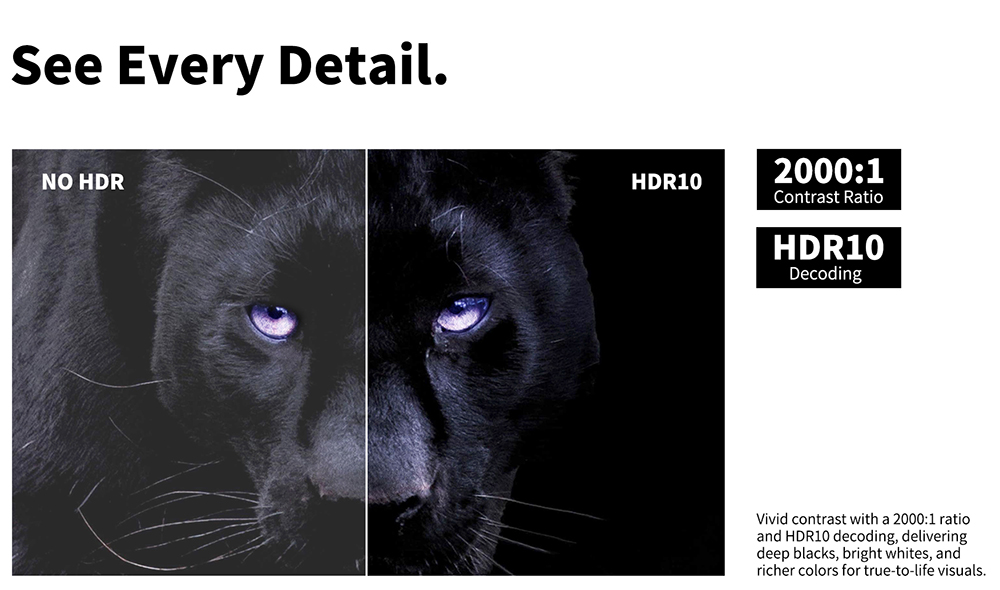 WUPRO G1 Projector, Certified Google TV & Netflix, 320 ISO Lumens, Native 1080P, 4K Supported, Auto Focus & Auto Keystone