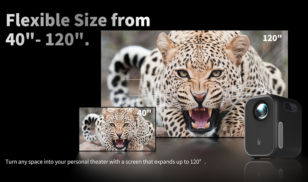 WUPRO G2 Projector, Certified Google & Netflix, Native 1080P, 200 ISO Lumens, Auto Focus & Auto Keystone