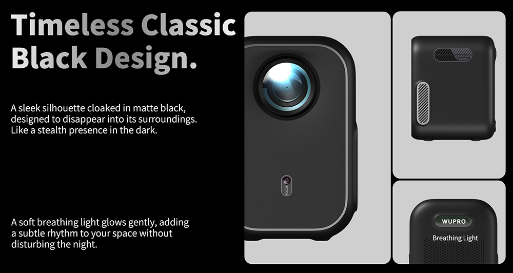 WUPRO G2 Projector, Certified Google & Netflix, Native 1080P, 200 ISO Lumens, Auto Focus & Auto Keystone