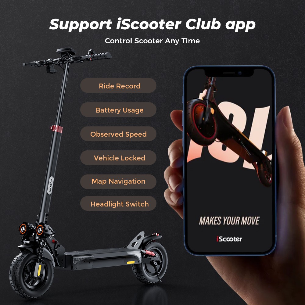 iScooter iX4 elektromos roller – Erős motor