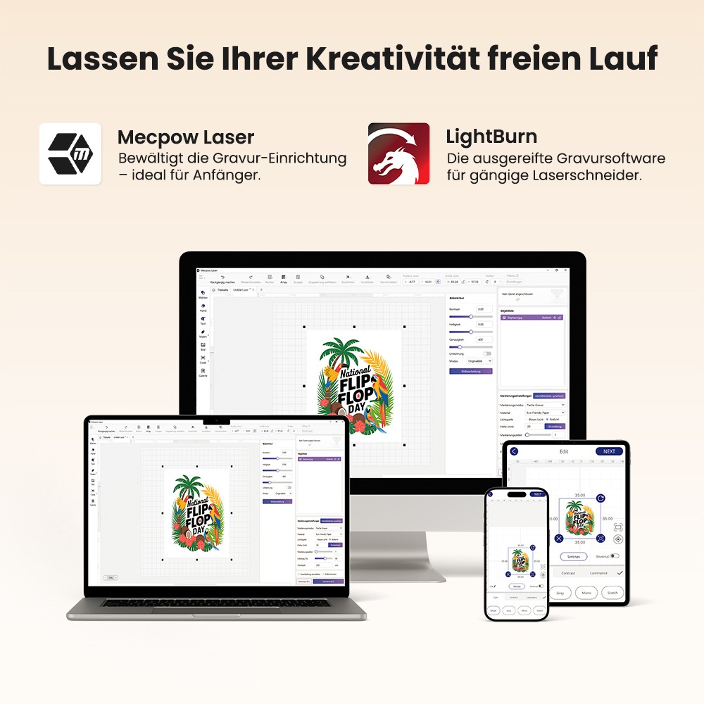 Mecpow X1 Dual-Laserschneider und -gravierer, 2 W Infrarot und 10 W Diode, 5000 mm/s Geschwindigkeit, 105&times;105 mm