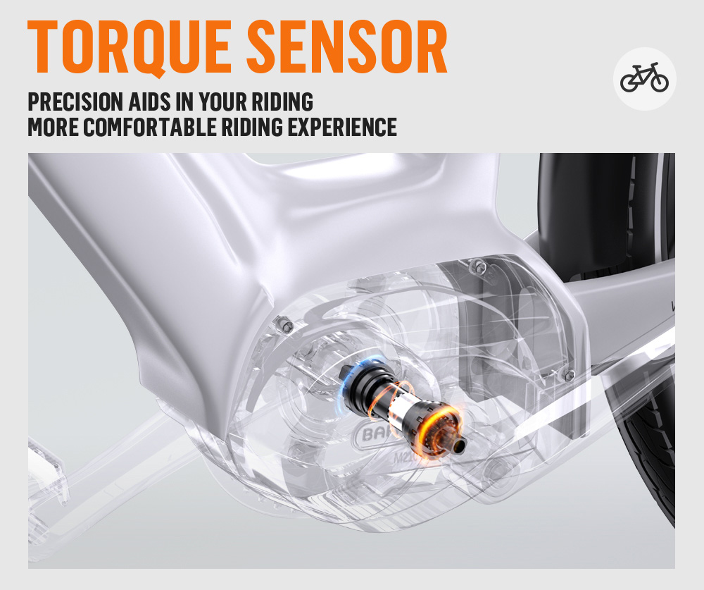 ONESPORT OT07 Elektromos ker&eacute;kp&aacute;r 250W BAFANG K&ouml;z&eacute;phajt&aacute;s&uacute; Motor 36V 14AH Akkumul&aacute;tor 27.5 h&uuml;velykes Gumiabroncsok 25km/h Max Sebess&eacute;g, 110km Hat&oacute;t&aacute;vols&aacute;g, Leng&eacute;scsillap&iacute;t&oacute; Villa, Hidraulikus T&aacute;rcsaf&eacute;kek, SHIMANO 7 Sebess&eacute;ges - Feh&eacute;r