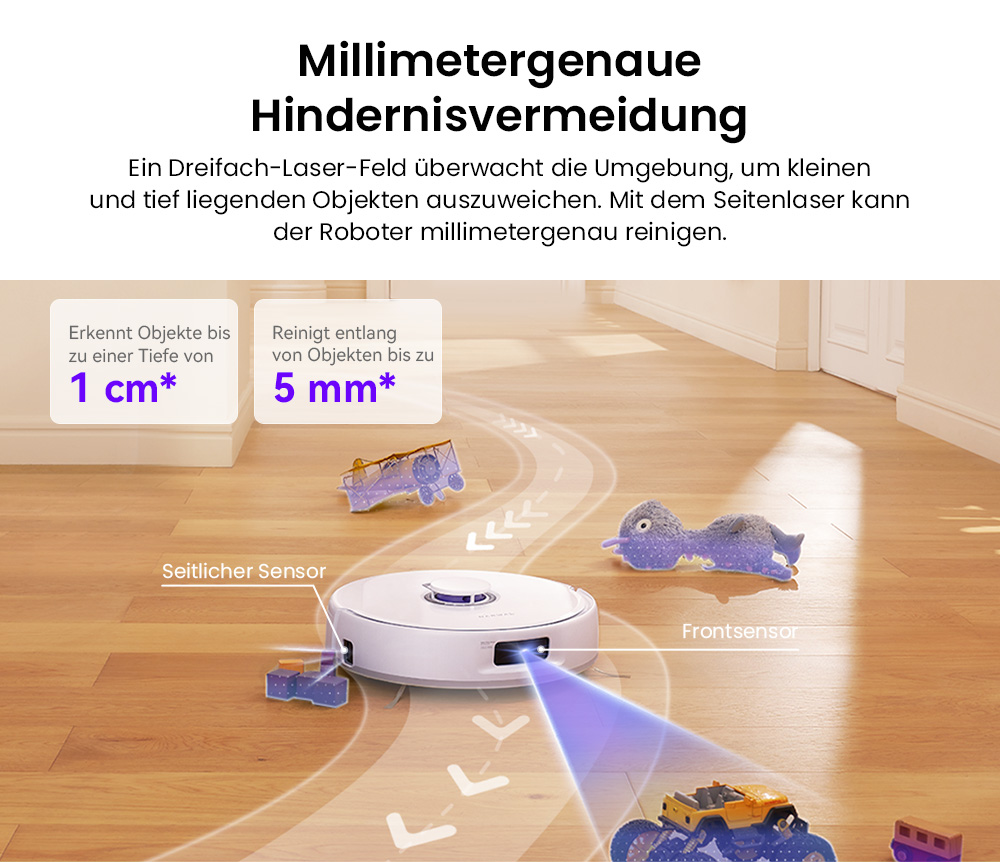 Narwal Freo X Ultra Roboterstaubsauger, 8200 Pa Saugleistung, 210 Min. Laufzeit, Tri-Laser-Navigation, Verwicklungsfreie schwimmende B&uuml;rste, 1-Liter-Einwegbeutel, 7-w&ouml;chige Staublagerung &ndash; EU-Stecker