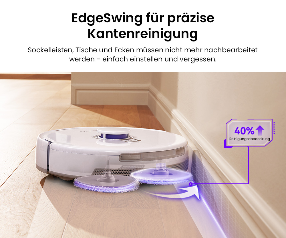 Narwal Freo X Ultra Roboterstaubsauger, 8200 Pa Saugleistung, 210 Min. Laufzeit, Tri-Laser-Navigation, Verwicklungsfreie schwimmende B&uuml;rste, 1-Liter-Einwegbeutel, 7-w&ouml;chige Staublagerung &ndash; EU-Stecker