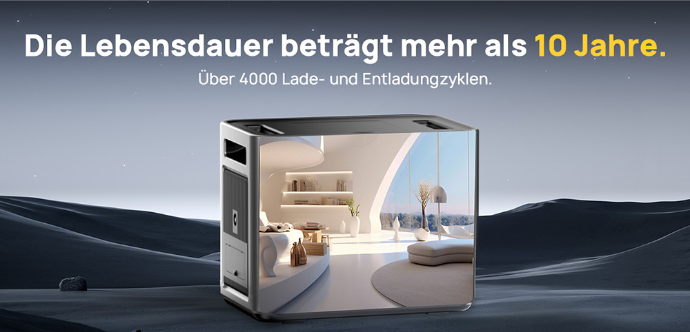 AFERIY P210 Tragbare Powerstation, 2400W AC Ausgang, 2048Wh LiFePO4 Batterie, 13 Ausg&auml;nge, 2H Schnelles AC Aufladen, 500W Solar Eingang & App-Steuerung
