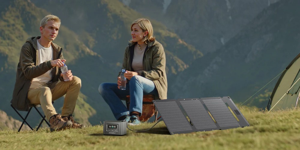 AFERIY AF-SL30 30W Tragbares Solarpanel, 25% Wirkungsgrad, ETFE-laminiertes Design, IP65 Wasserdicht, Dual-Schnellladeausgänge, Ideal für Outdoor und Notstromversorgung