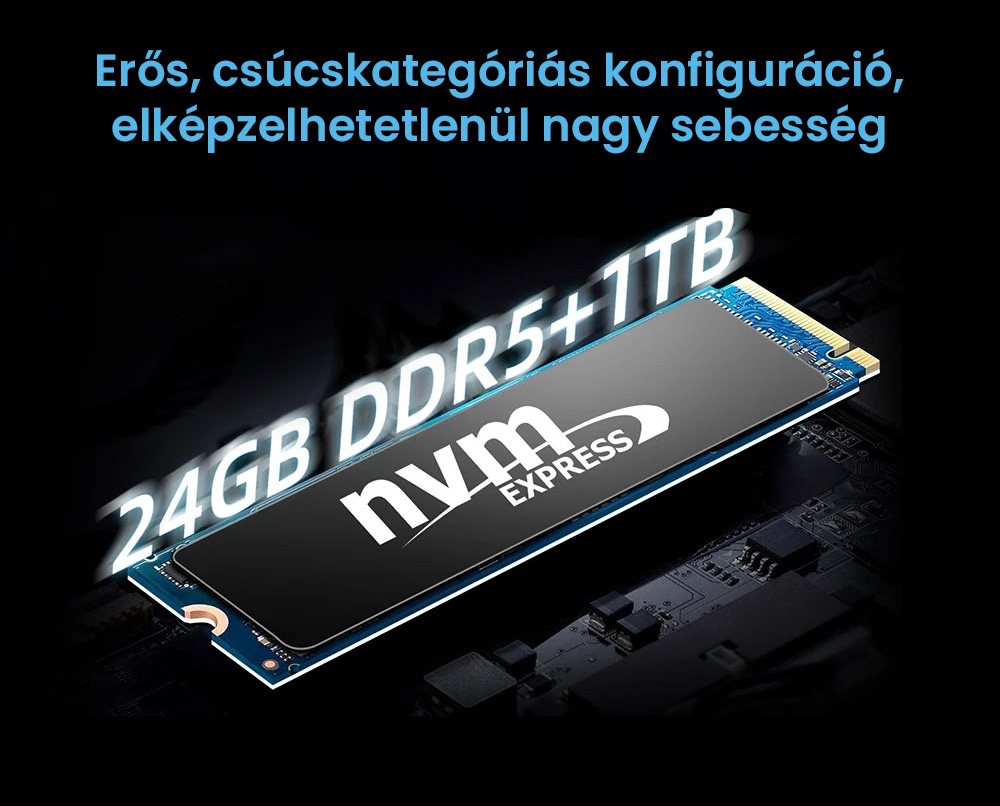 BMAX B9 Power Mini PC, Intel Core i9-12900H 14 mag, max. 5,0 GHz, 32 GB RAM, 1 TB SSD, DP+HDMI+C t&iacute;pus&uacute; 4K h&aacute;romkijelző, dinamikus HDR t&aacute;mogat&aacute;s, WiFi 6, Bluetooth 5.2, 2*USB 3.2, 2*USB 2.0, 1*RJ45, 1*3,5 mm-es fejhallgat&oacute;-csatlakoz&oacute;, Space Capsule hűtőrendszer