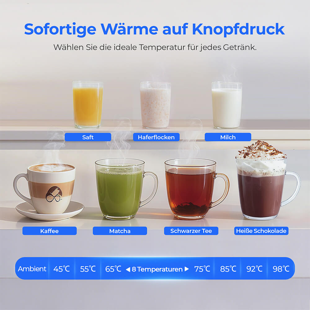 Hydrofast W100 Wasserreiniger f&uuml;r die Arbeitsplatte + HiBREW H10A halbautomatische Kaffeemaschine