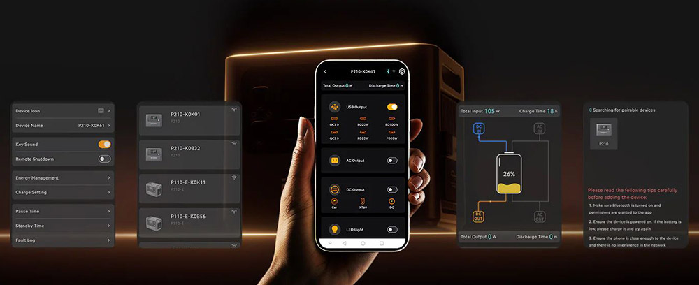 AFERIY P280 Tragbare Powerstation, 2800W AC Reine Sinuswelle Ausgang, 2048Wh LiFePO4 Batterie, Erweiterbare Kapazit&auml;t, 13 Ausgangsanschl&uuml;sse, 1,5H Schnelles Aufladen, 1200W Solareingang, Intelligente App-Steuerung & 10ms USV-Backup