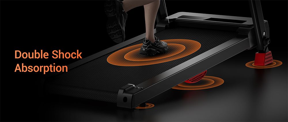 ROBORE P8 Faltbares Laufband 14 km/h, 12 integrierte Programme, mit Herzfrequenzsensor, Doppelkissensystem, 136 kg Tragekapazit&auml;t