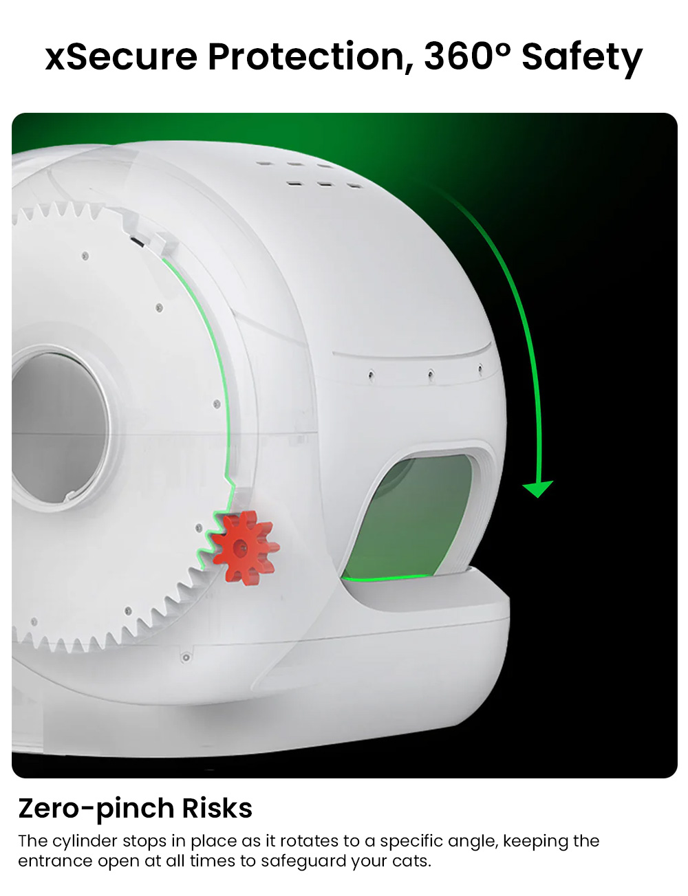 PETKIT PuraMax 2 Bac &agrave; Liti&egrave;re Intelligent pour Chat, 15 Jours Sans Ramassage, 76L Grande Capacit&eacute;, Triple Contr&ocirc;le des Odeurs, Suivi Sant&eacute; via App, Id&eacute;ale pour Grands Chats et Foyers Multiples