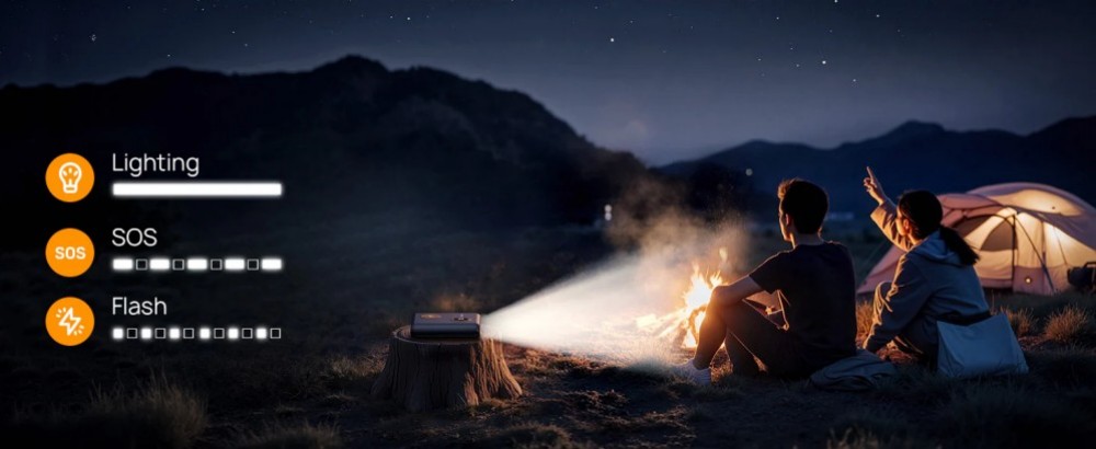 AFERIY GK03 2000A 12V Starthilfe-Akku f&uuml;r Autos, 27500mAh Powerbank, 60W PD Schnellladung, QC3.0 & DC-Ausgang, Smart-Display & LED-Licht, f&uuml;r 6,0L Benzin- und 3,0L Dieselfahrzeuge