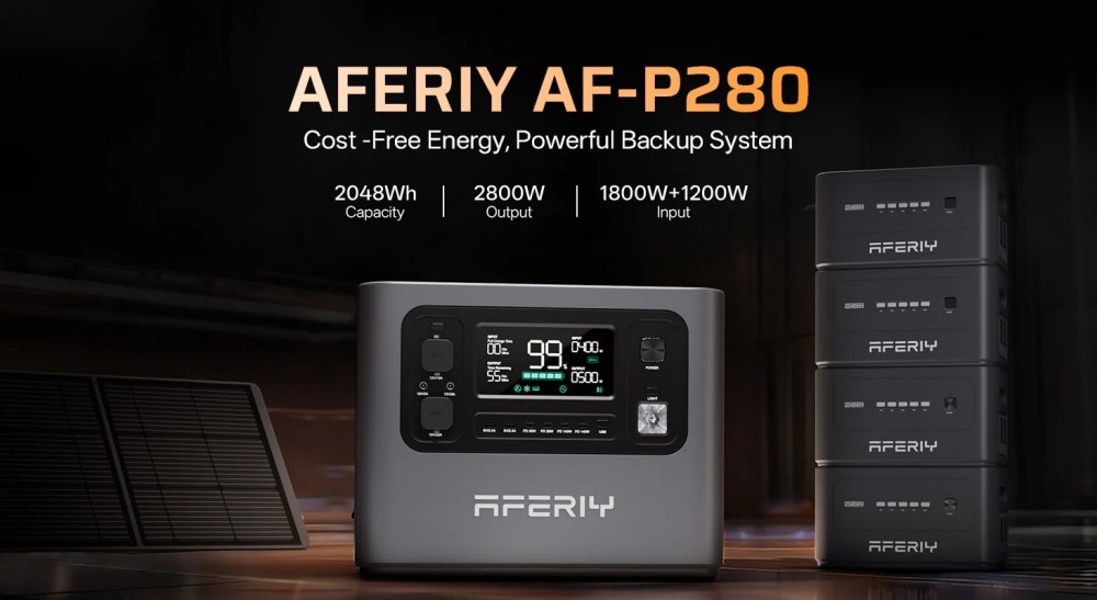 AFERIY P280 2800W 2048Wh Portable Power Station AFERIY P280 2800W 2048Wh Portable Power Station