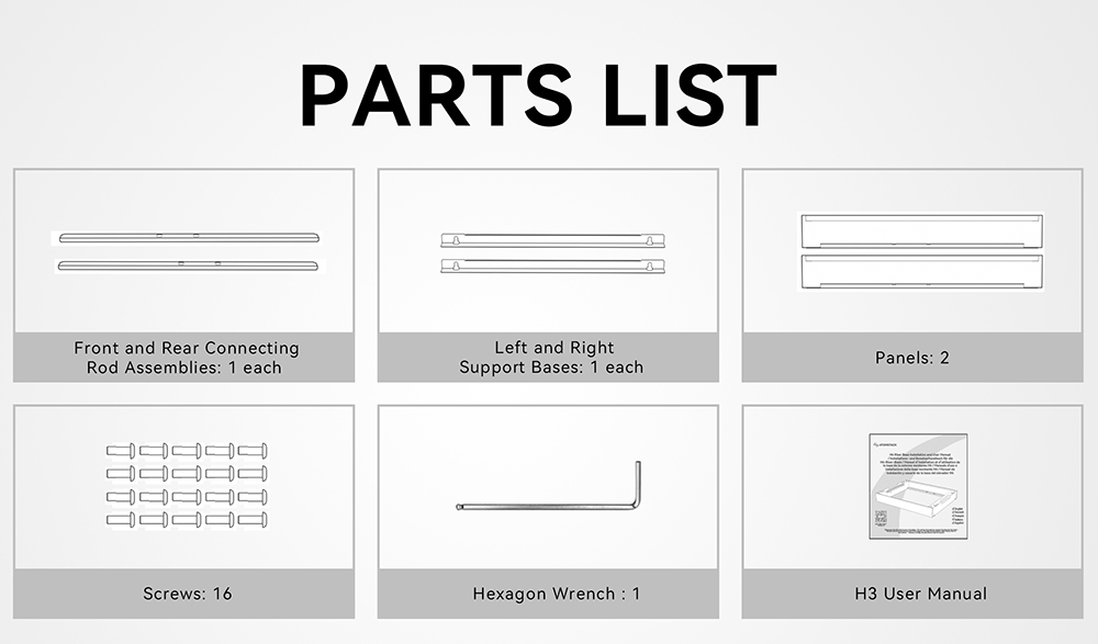 ATOMSTACK H3 H&ouml;henverstellplattform f&uuml;r Hurricane CO₂-Lasergravierer, 100 mm H&ouml;henverstellung