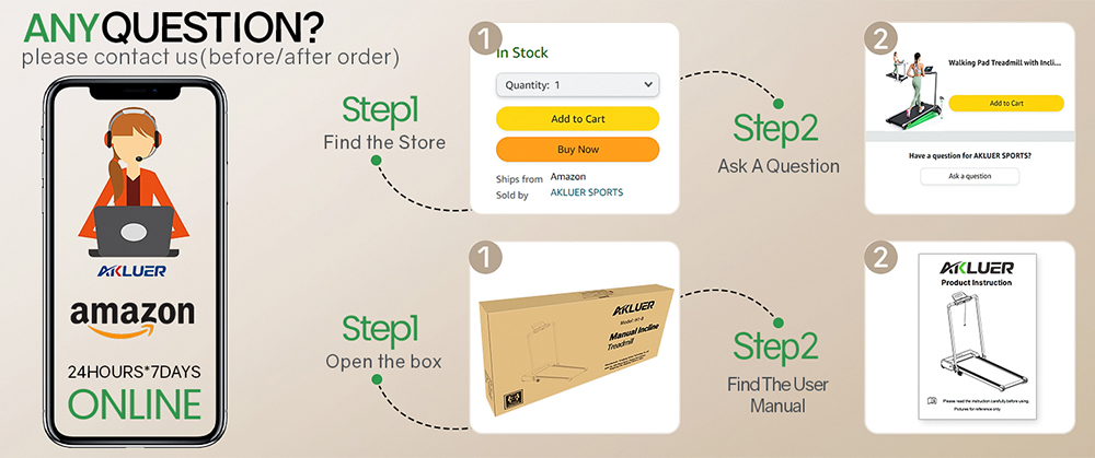 Akluer H1-B Under Desk Treadmill with 13% Auto Incline, 2.5HP Motor, 12km/h Speed, 100x40cm Running Area, 150kg Max Load, LED Display & Remote control