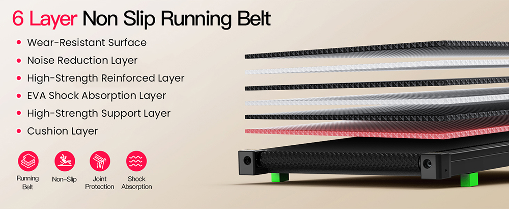 Akluer P03-B Brushless Treadmill with 6% Incline, 2.5HP Quiet Motor, 0.6-4MPH Speed, 38x88cm Running Area, 150kg Max Load, LED Display & Dual Remote Control