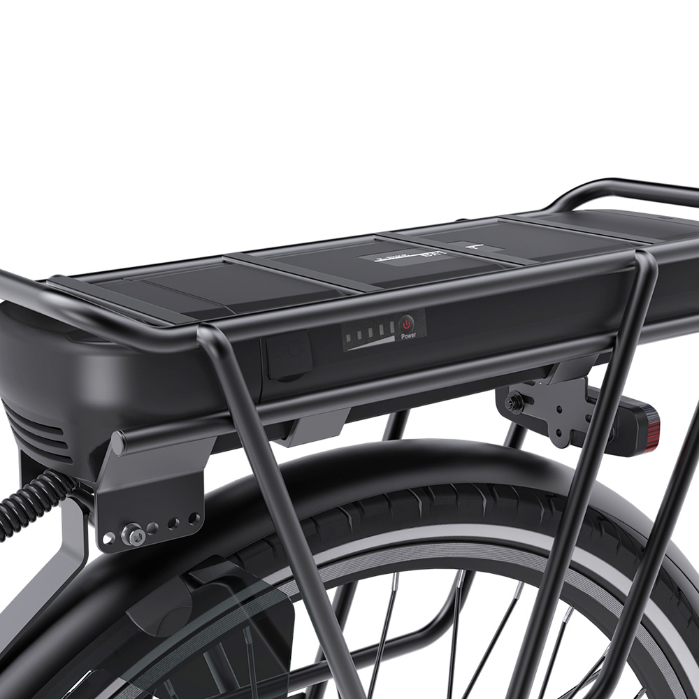CITY 1.3-20 Vélo électrique, moteur 250W, batterie 37V 14Ah, pneus 700*40C, vitesse maximale de 25km/h, autonomie de 45km, freins à disque mécaniques avant et arrière, Shimano 7 vitesses